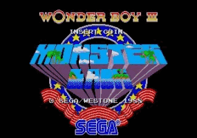 Wonder Boy III - Monster Lair Title Screen